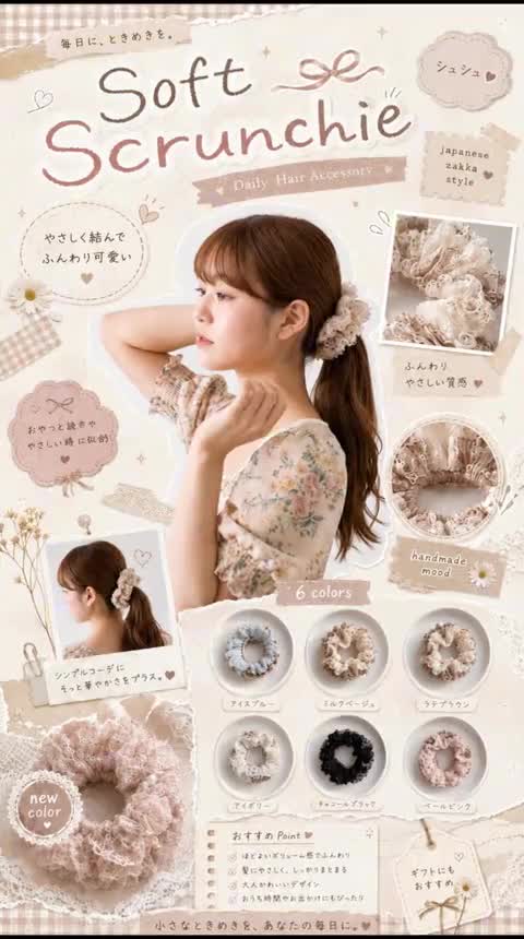蕾絲髮束系列影片縮圖